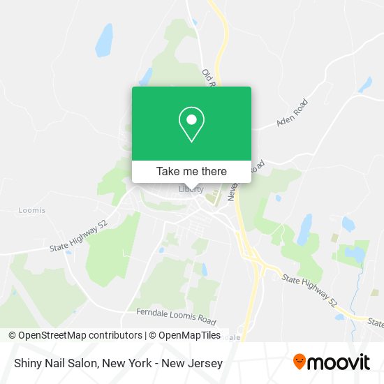 Mapa de Shiny Nail Salon