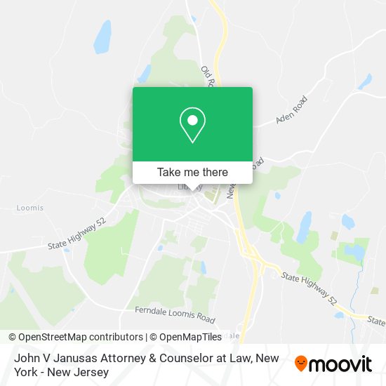Mapa de John V Janusas Attorney & Counselor at Law