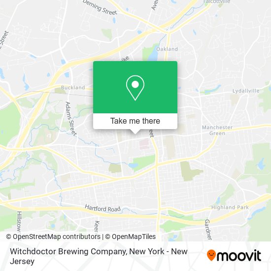 Witchdoctor Brewing Company map