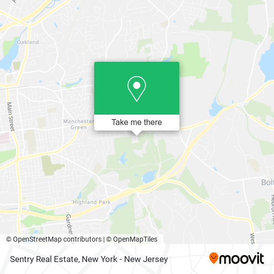 Mapa de Sentry Real Estate