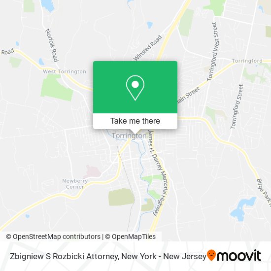 Zbigniew S Rozbicki Attorney map