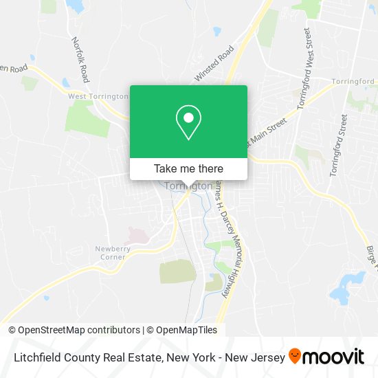 Litchfield County Real Estate map