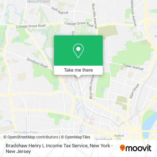 Bradshaw Henry L Income Tax Service map