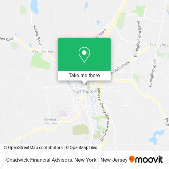 Chadwick Financial Advisors map