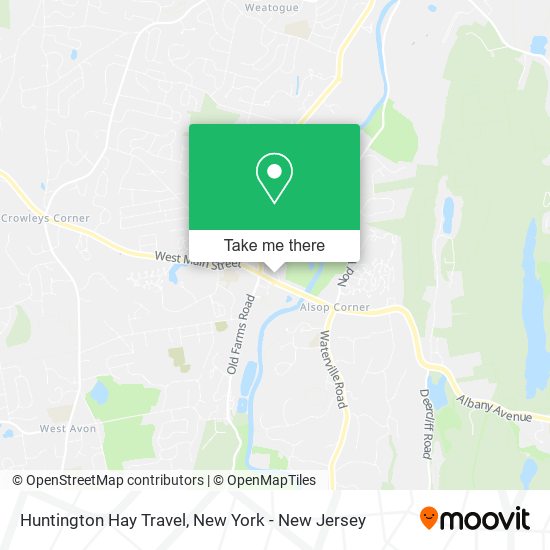 Huntington Hay Travel map