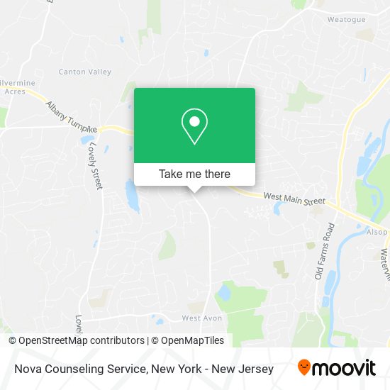 Mapa de Nova Counseling Service