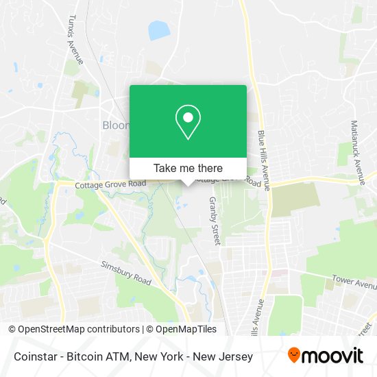 Mapa de Coinstar - Bitcoin ATM