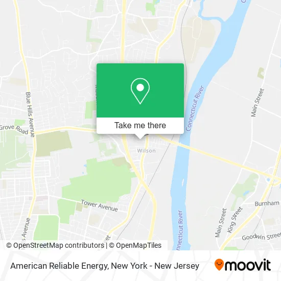 American Reliable Energy map