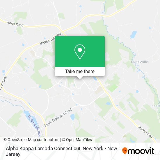 Alpha Kappa Lambda Connecticut map