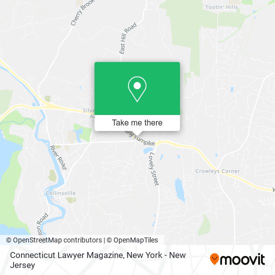 Connecticut Lawyer Magazine map