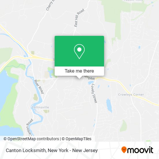 Canton Locksmith map