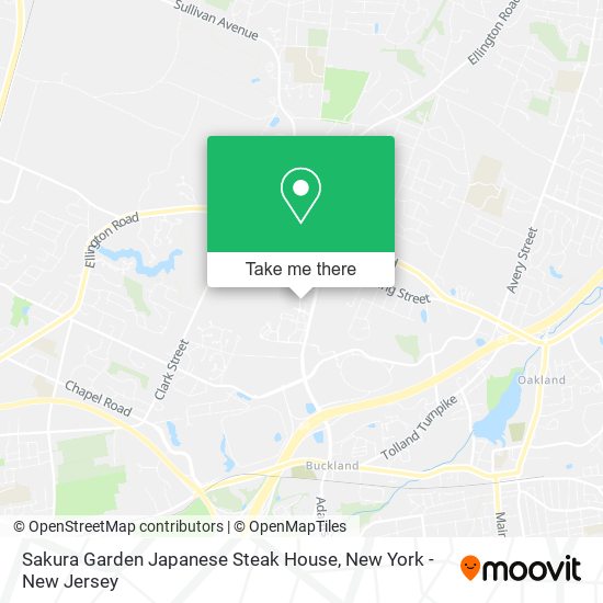 Sakura Garden Japanese Steak House map