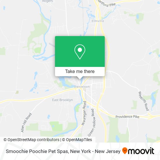 Smoochie Poochie Pet Spas map