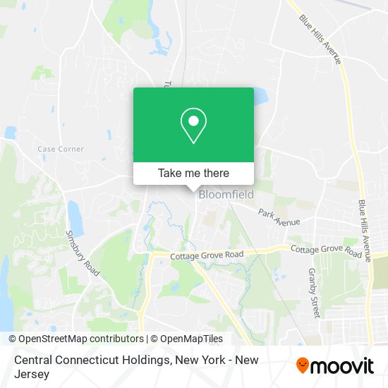 Mapa de Central Connecticut Holdings
