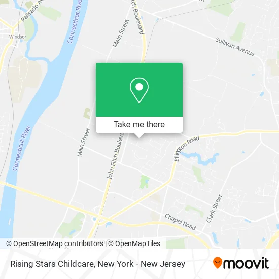 Rising Stars Childcare map