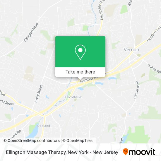 Mapa de Ellington Massage Therapy