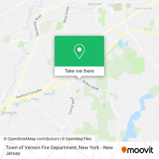 Mapa de Town of Vernon Fire Department