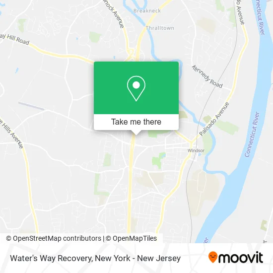 Water's Way Recovery map