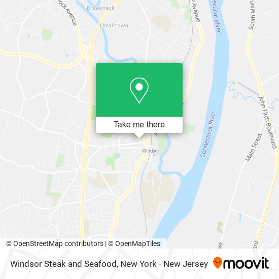 Windsor Steak and Seafood map