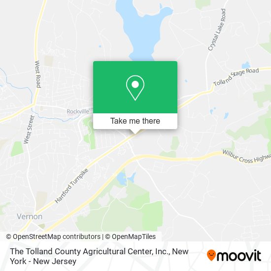 The Tolland County Agricultural Center, Inc. map