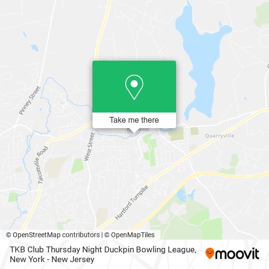 TKB Club Thursday Night Duckpin Bowling League map