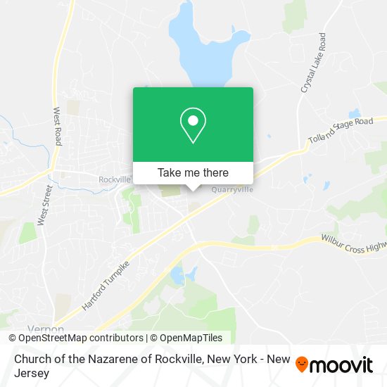 Church of the Nazarene of Rockville map