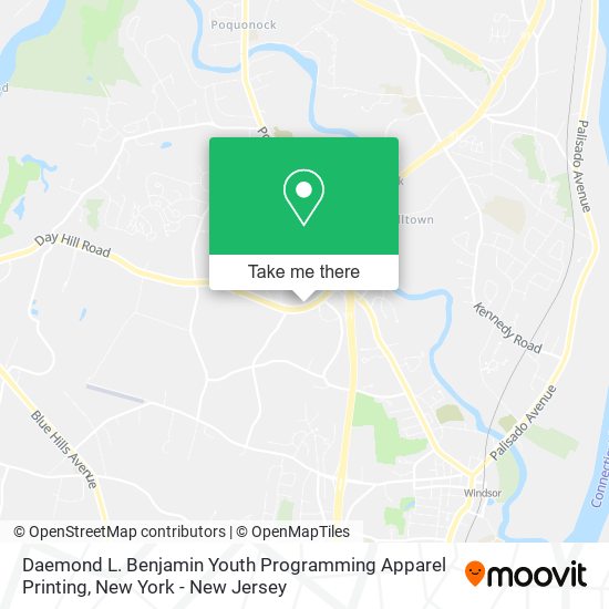 Daemond L. Benjamin Youth Programming Apparel Printing map