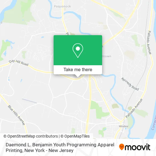 Mapa de Daemond L. Benjamin Youth Programming Apparel Printing