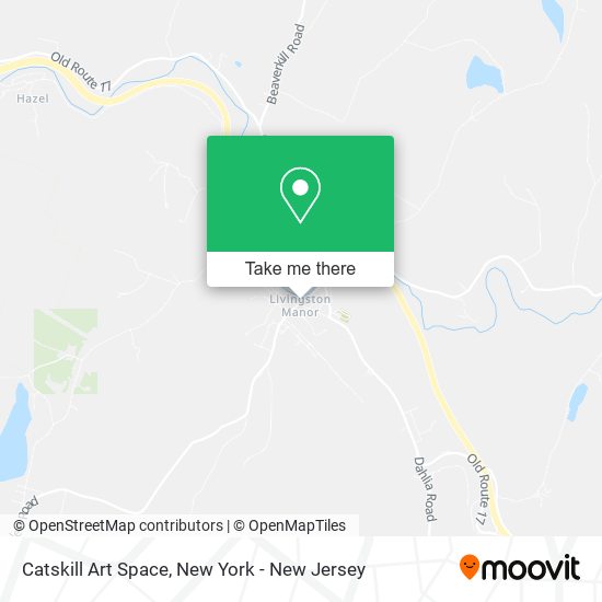 Mapa de Catskill Art Space