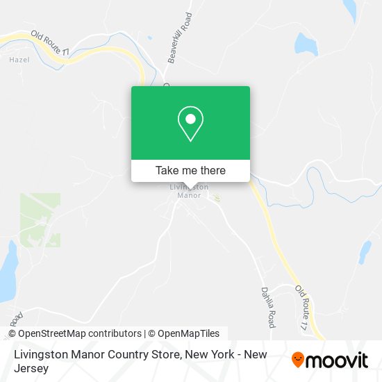 Livingston Manor Country Store map