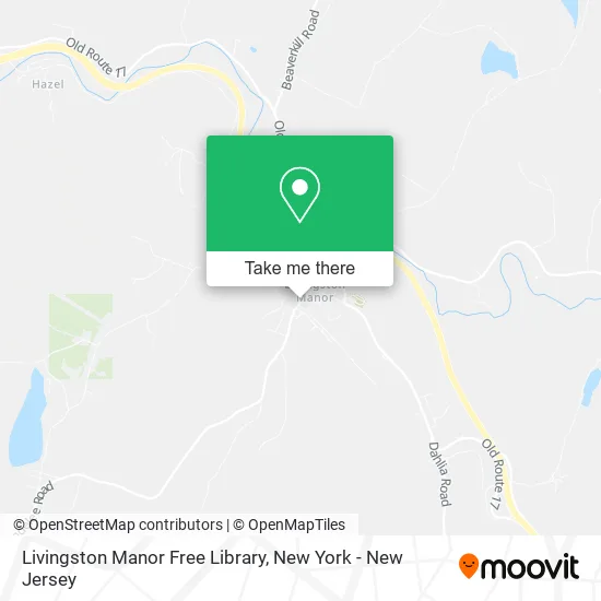 Livingston Manor Free Library map