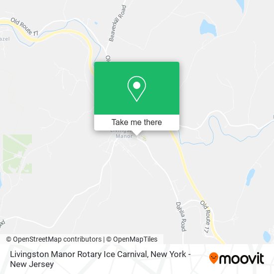 Livingston Manor Rotary Ice Carnival map