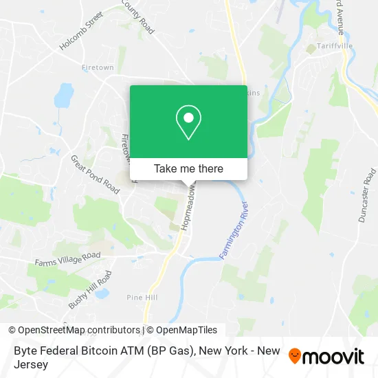 Byte Federal Bitcoin ATM (BP Gas) map