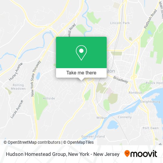 Hudson Homestead Group map