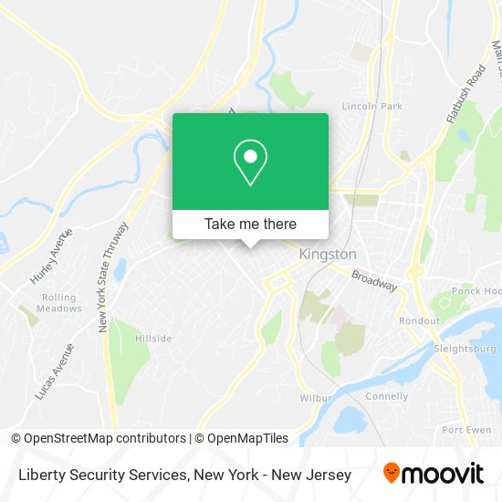 Liberty Security Services map