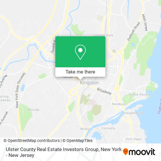 Mapa de Ulster County Real Estate Investors Group