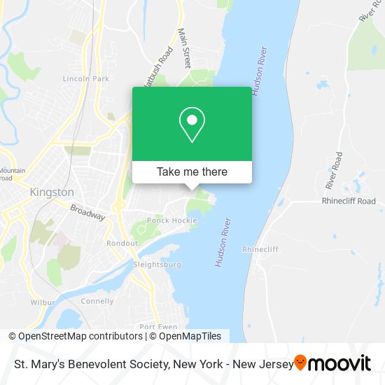 St. Mary's Benevolent Society map