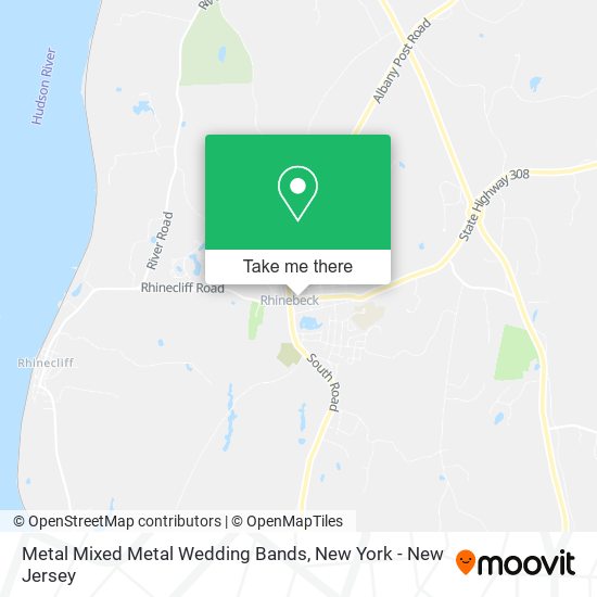 Metal Mixed Metal Wedding Bands map
