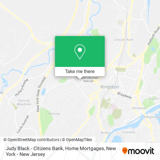Mapa de Judy Black - Citizens Bank, Home Mortgages