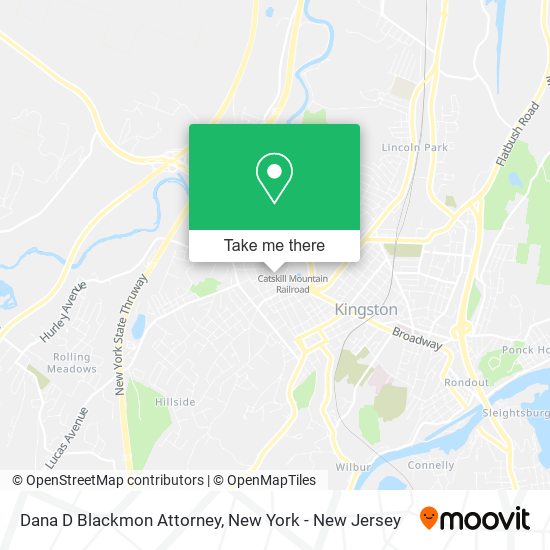 Dana D Blackmon Attorney map