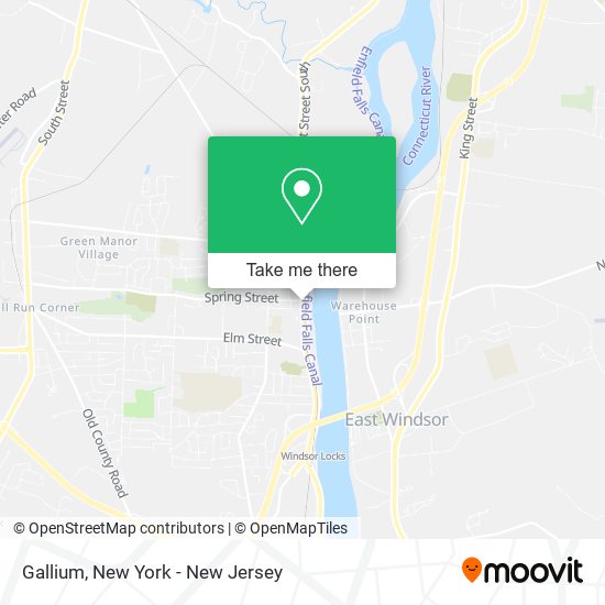 Gallium map