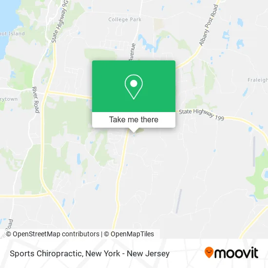 Sports Chiropractic map