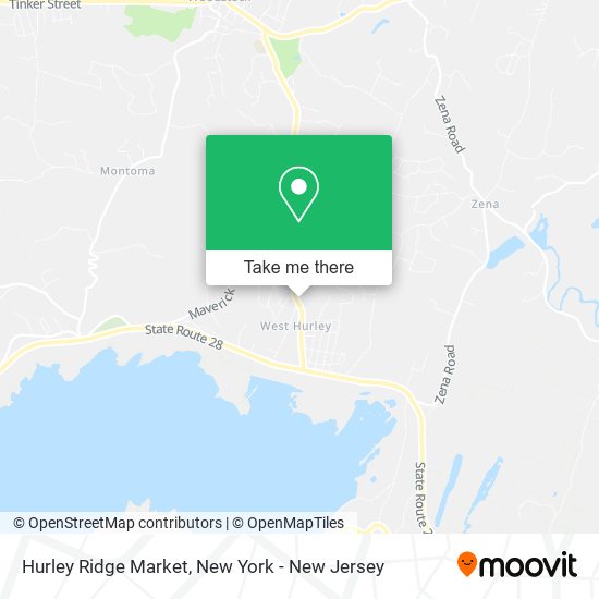 Mapa de Hurley Ridge Market