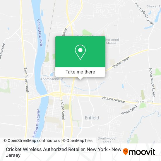 Cricket Wireless Authorized Retailer map