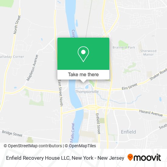 Mapa de Enfield Recovery House LLC