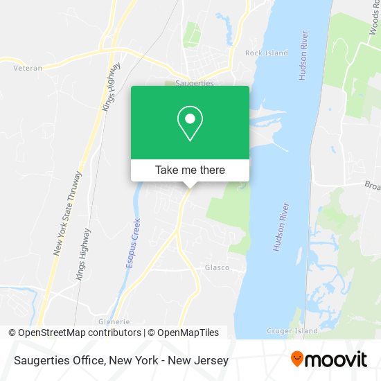 Saugerties Office map