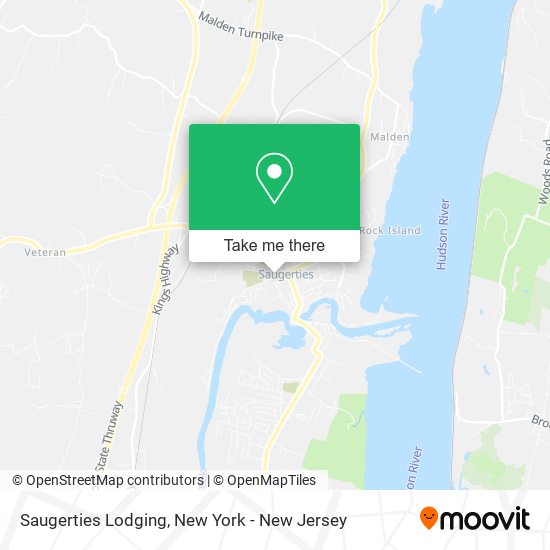 Mapa de Saugerties Lodging