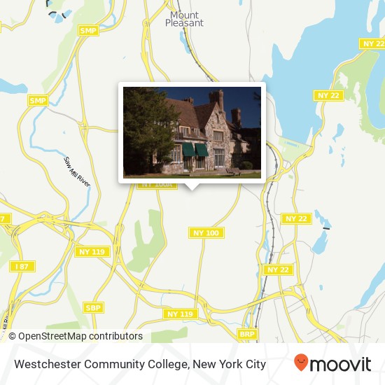 Mapa de Westchester Community College