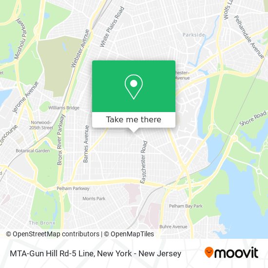 Mapa de MTA-Gun Hill Rd-5 Line
