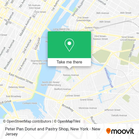 Peter Pan Donut and Pastry Shop map